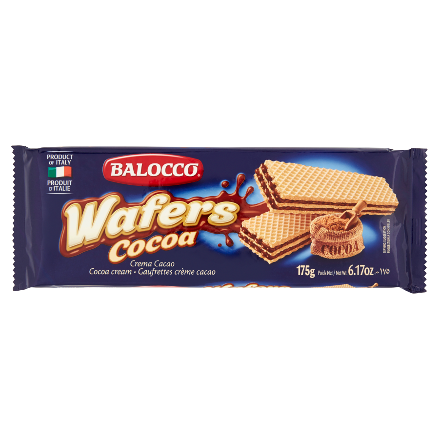 Wafer Balocco Cacao 175Gr