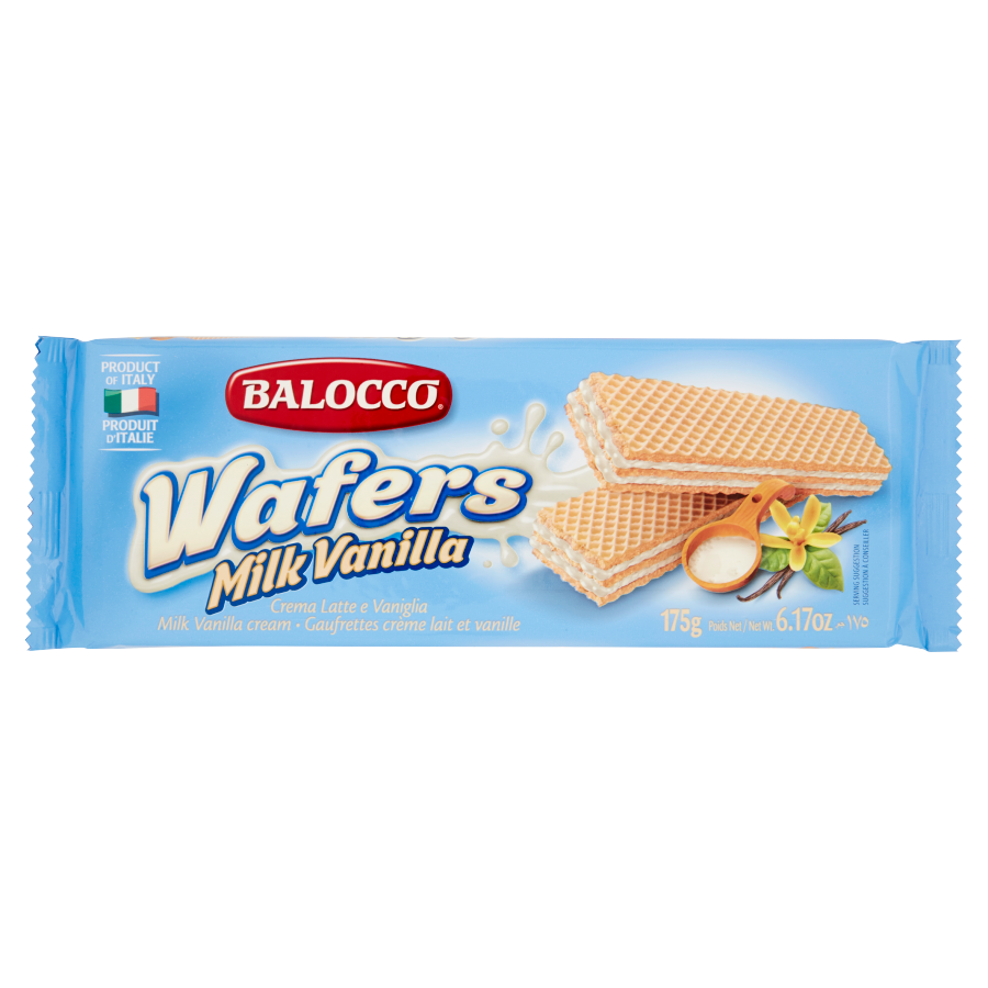 Wafer Balocco Latte 175Gr