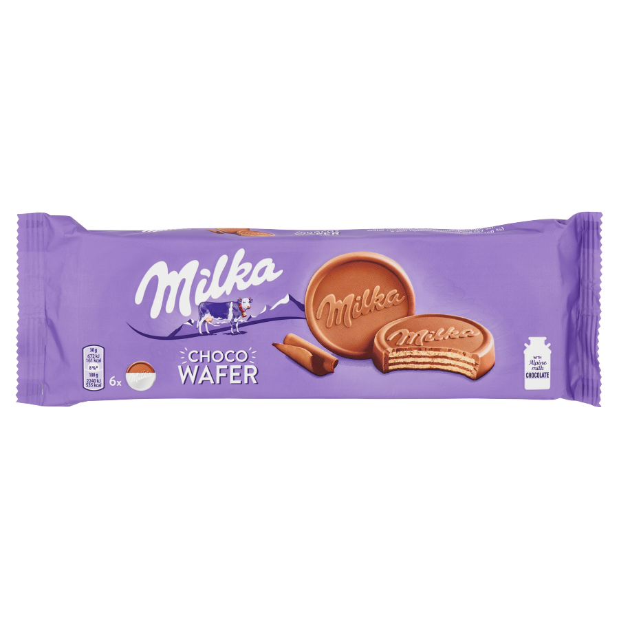 Milka choco wafer 180 gr
