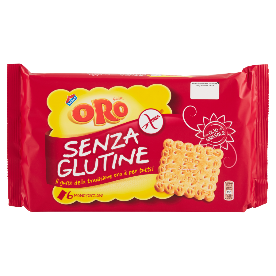 Bisc Saiwa Oro S-glutine 200gr