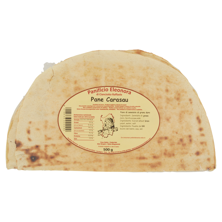 Pane Carasau Eleonora 500Gr