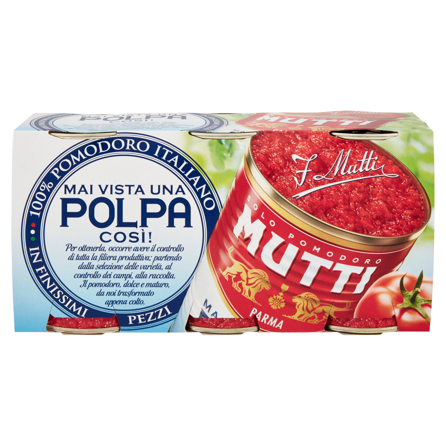 Polpa Di Pomodoro Mutti 3X400Gr
