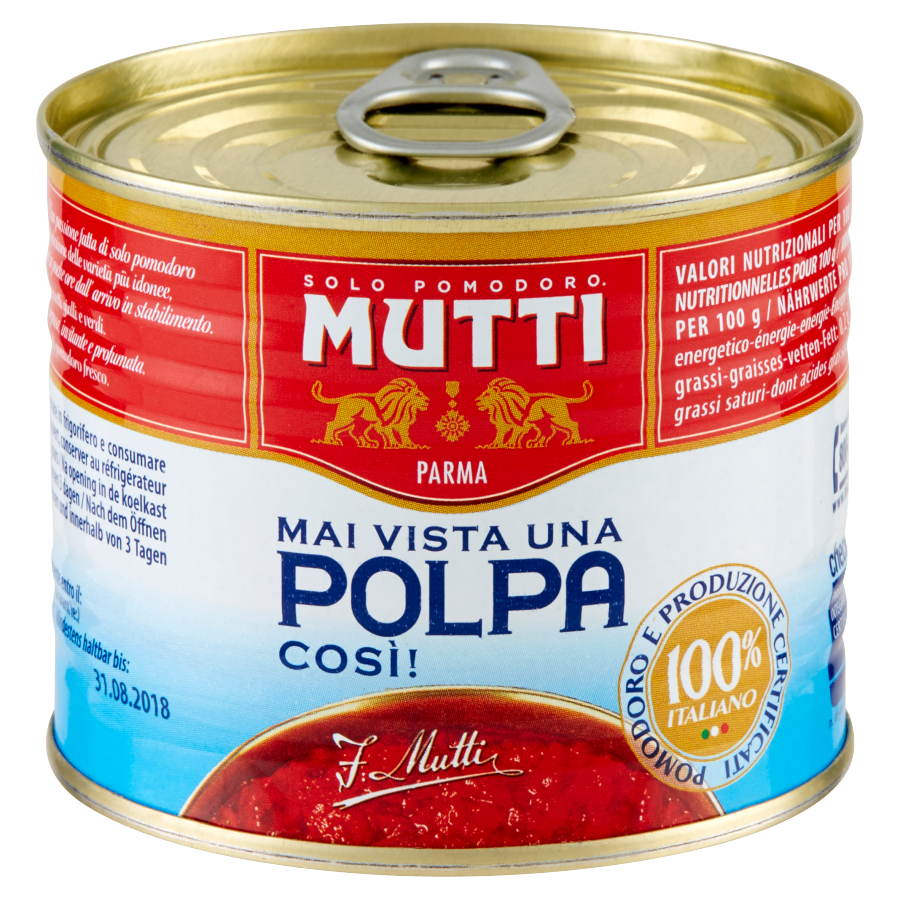 Polpa Pomodo Mutti Finis 2x210