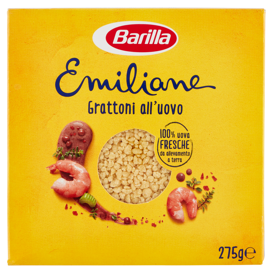 Barilla Pasta Emiliane Uovo Grattoni N116 275Gr