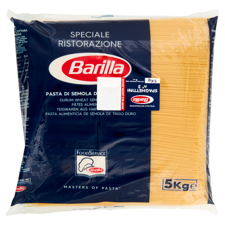 Pasta Barilla Spaghettini 5kg