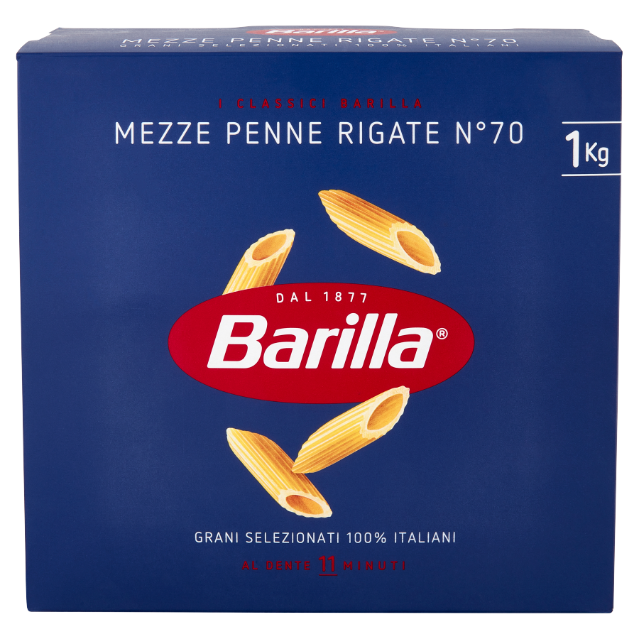 Pasta Barilla Mez Pen N70 1kg