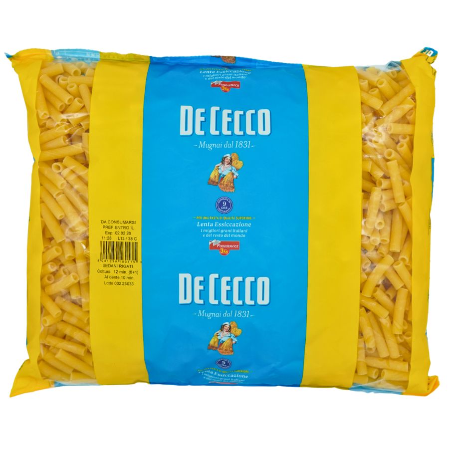 Pasta De Cecco Sedani Rig 3kg
