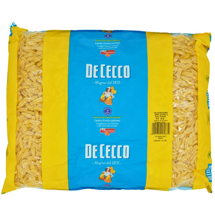 Pasta De Cecco Gnocch Sard 3kg