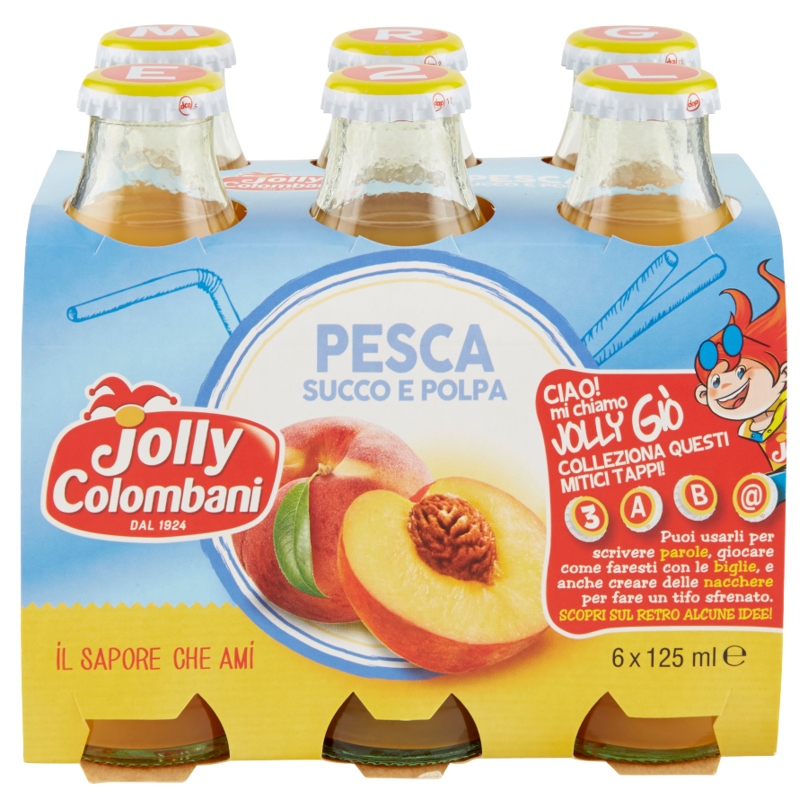Nettare Jolly Pesca 6x125ml