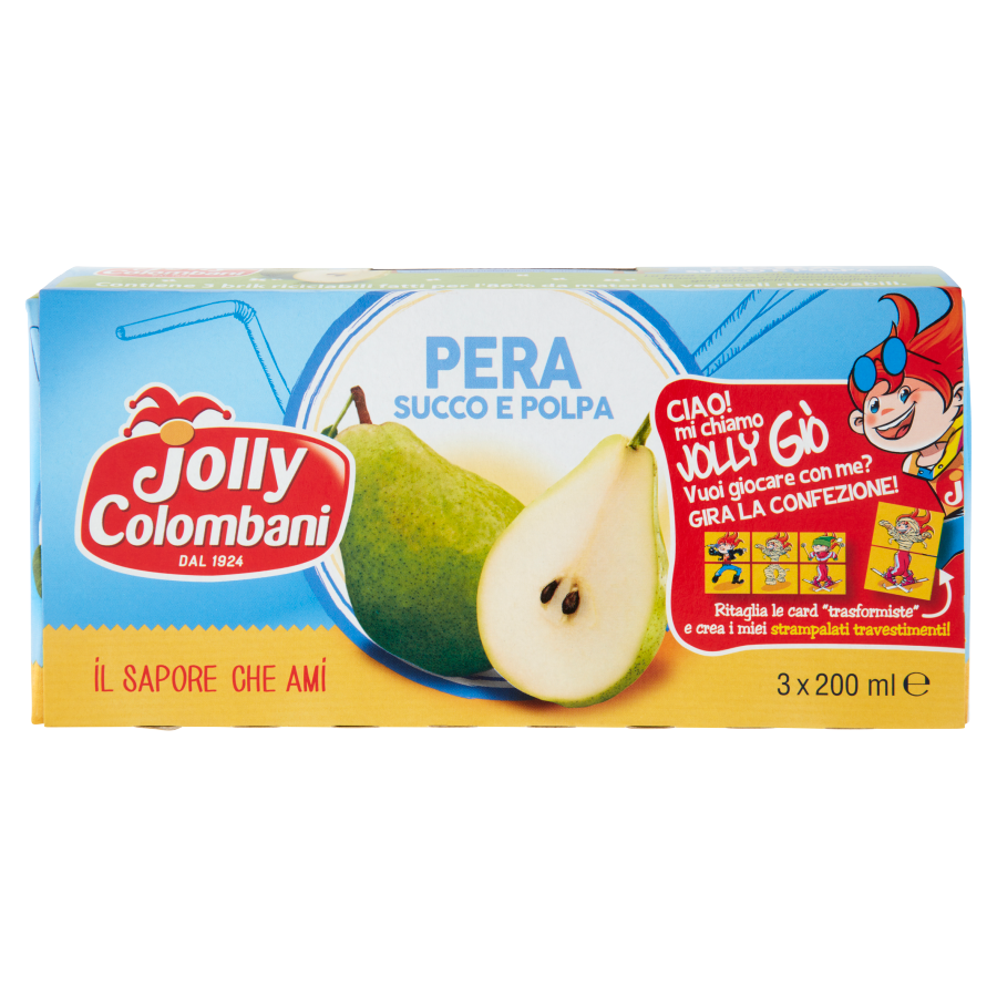 Nettare Jolly Pera 3X200Ml