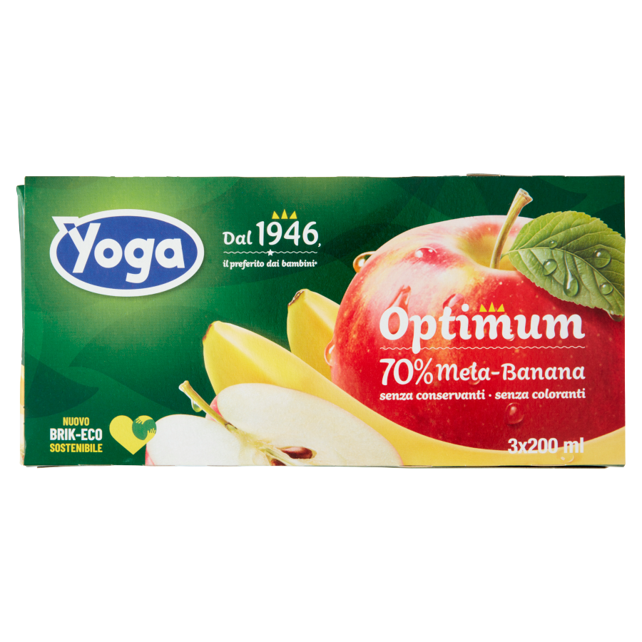 Succhi Yoga Mela-banan 3x200ml