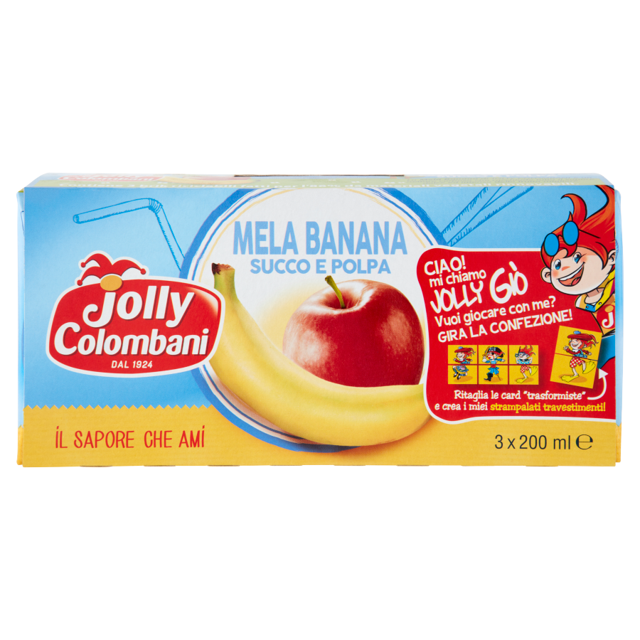 Jolly Succo Mela Banana 3x200ml