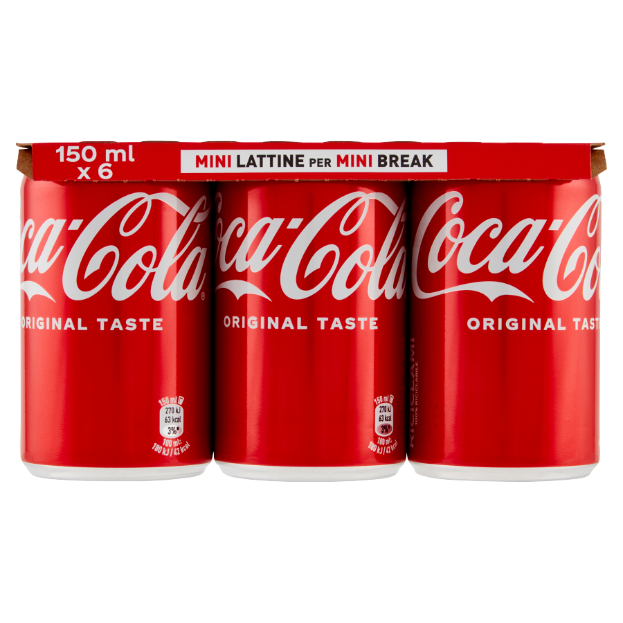 Coca Cola Minilattina 15 cl x 6