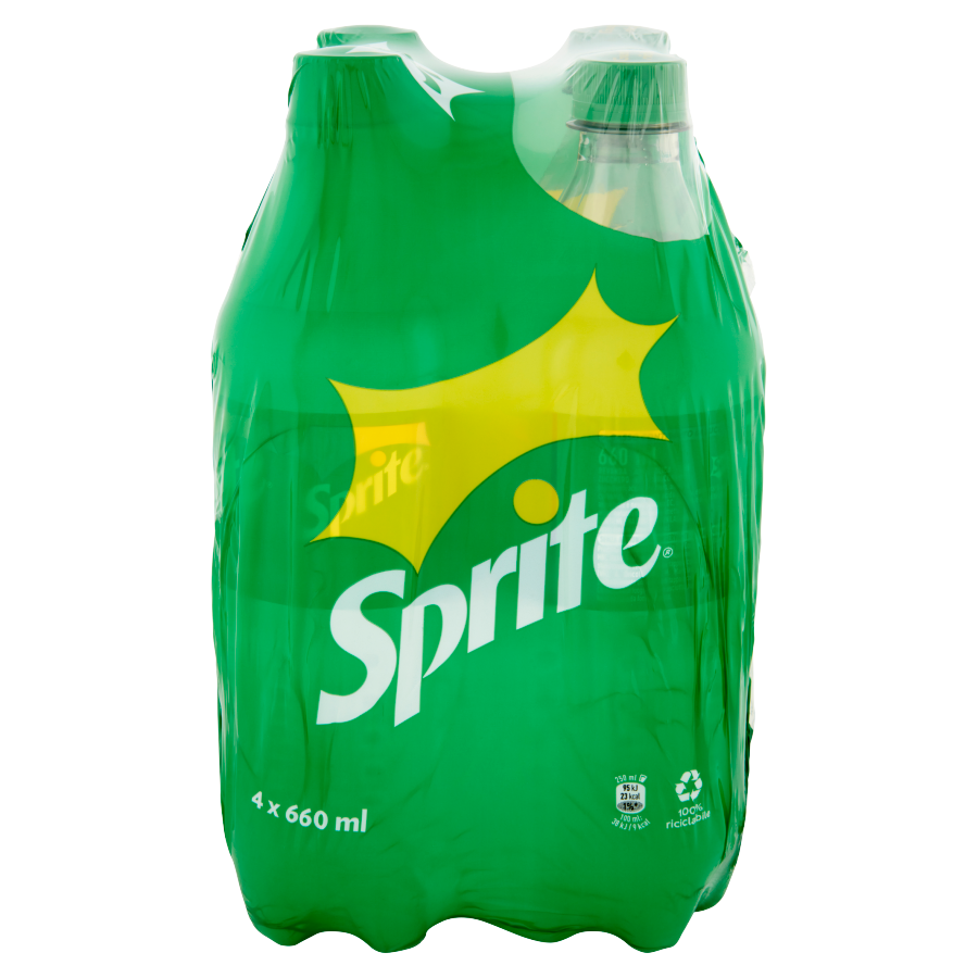 Sprite Pet Cl 66 Cluster 4 Bottiglie