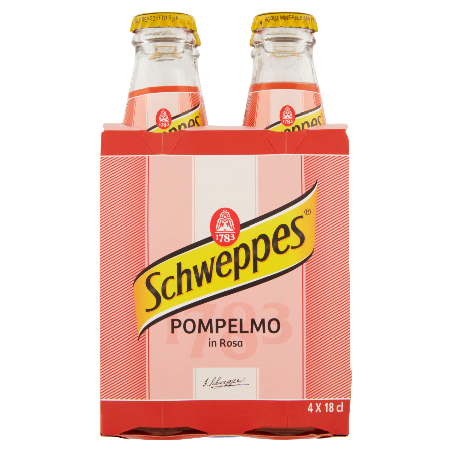 Schweppes Pompelmo Rosa 4x180m
