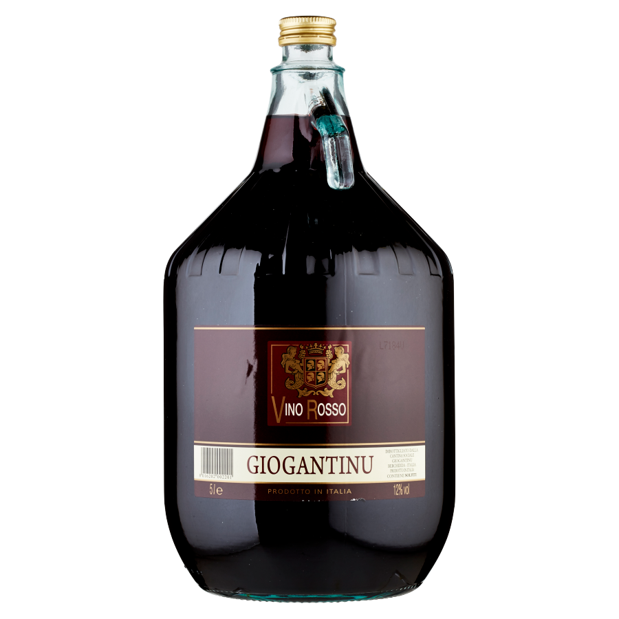 Vino Giogantinu Rosso 5 Lt