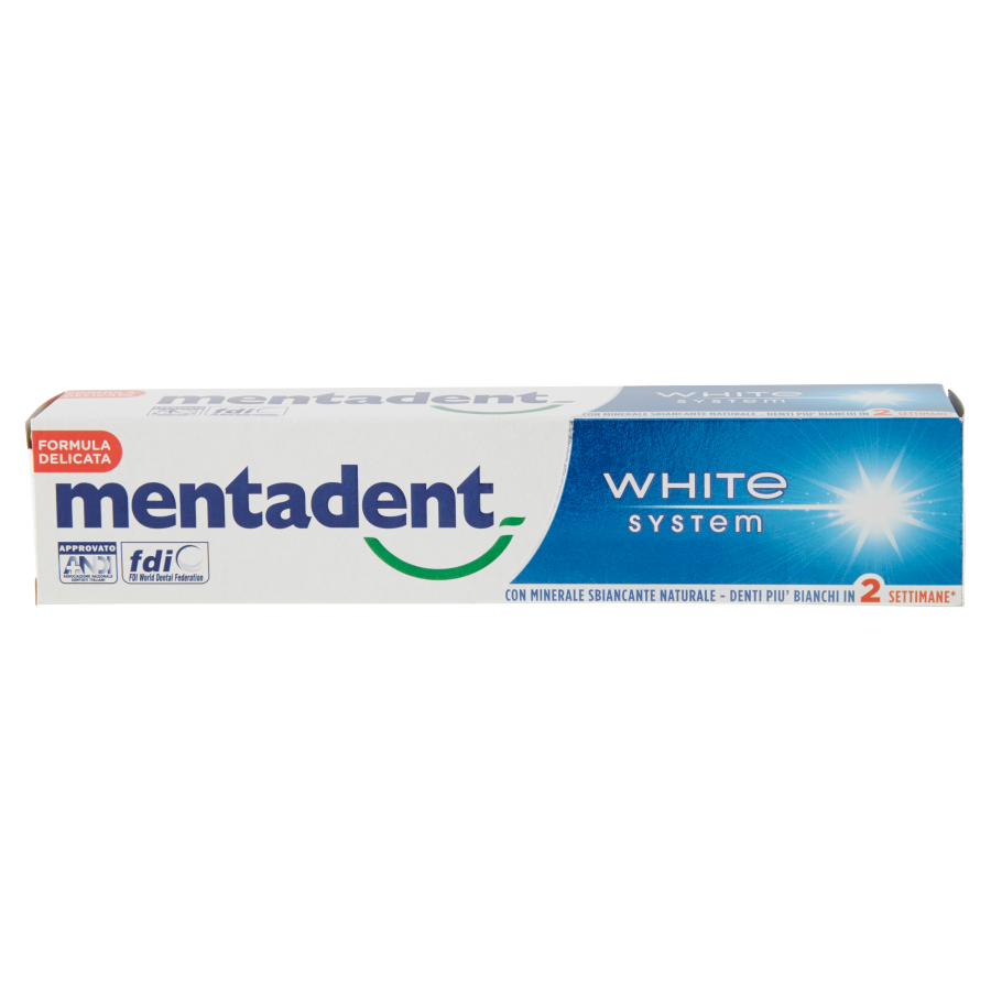 Dentifricio Mentadent White System New 75ml