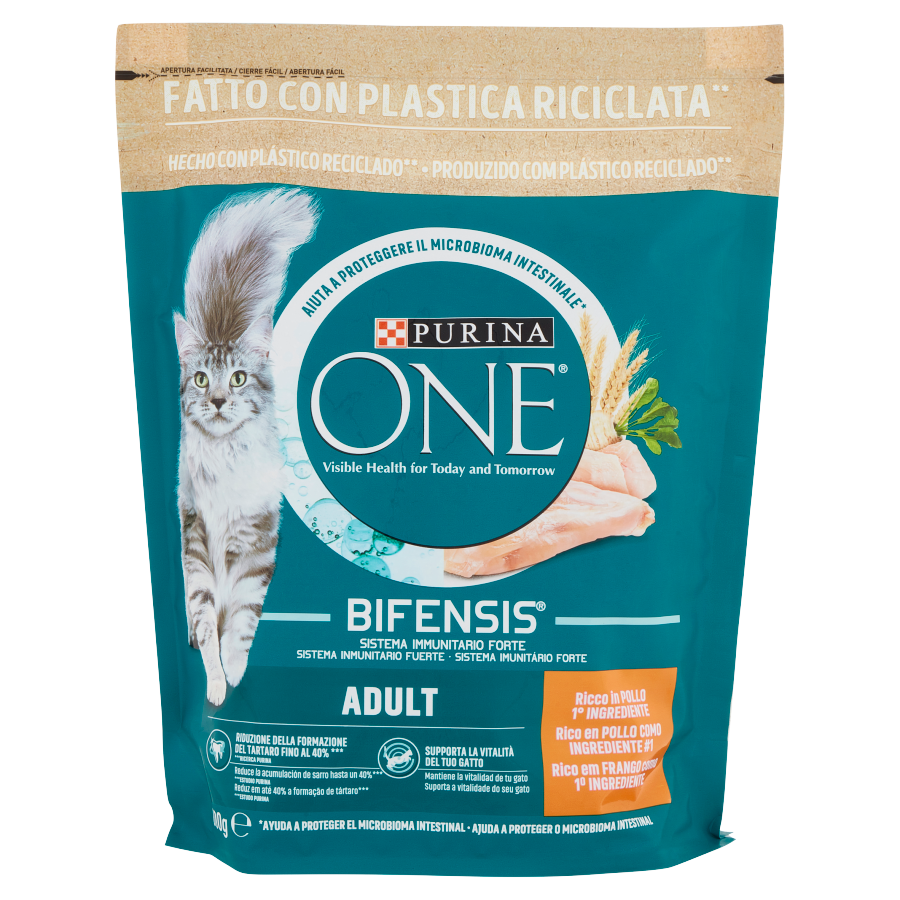 Purina One Gatto Adulto Pollo Riso 800Gr