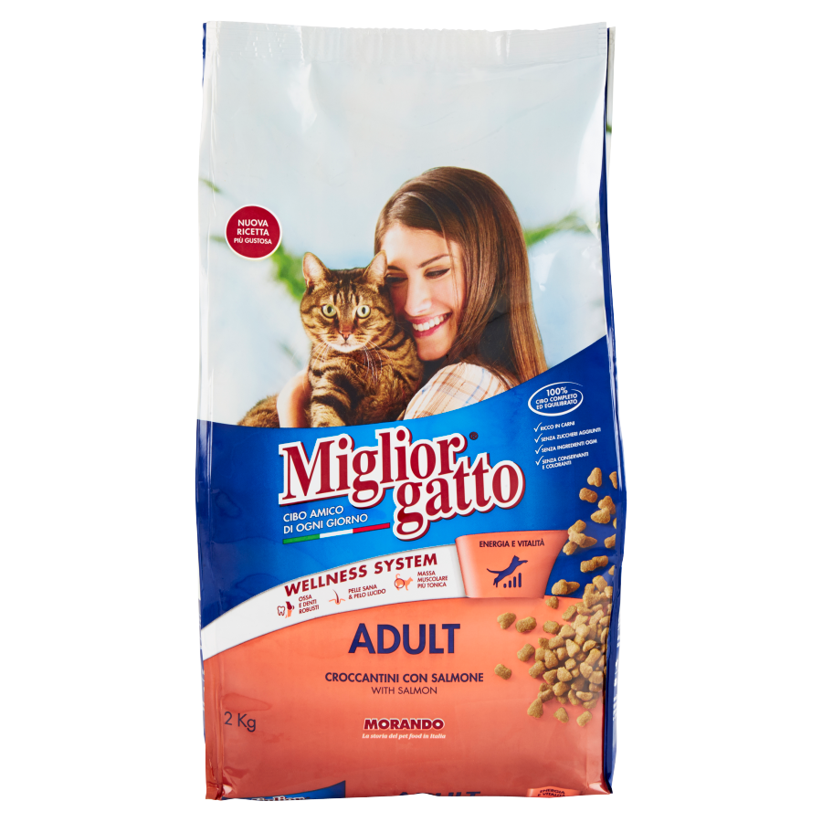 Crocchette Migliorgatto Pesce 2 Kg