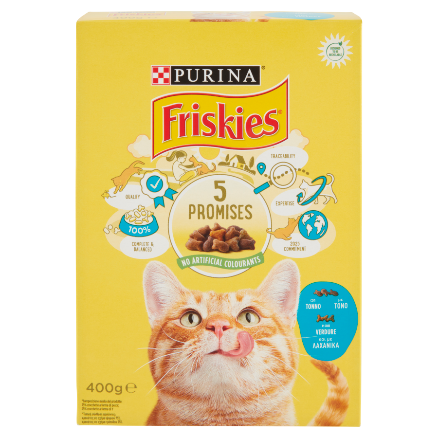 Friskies Adult Tonno Verdure 400Gr