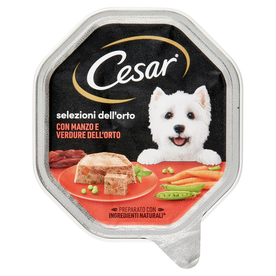 Cesar Vaschetta Cane Manzo E Verdurine 150Gr