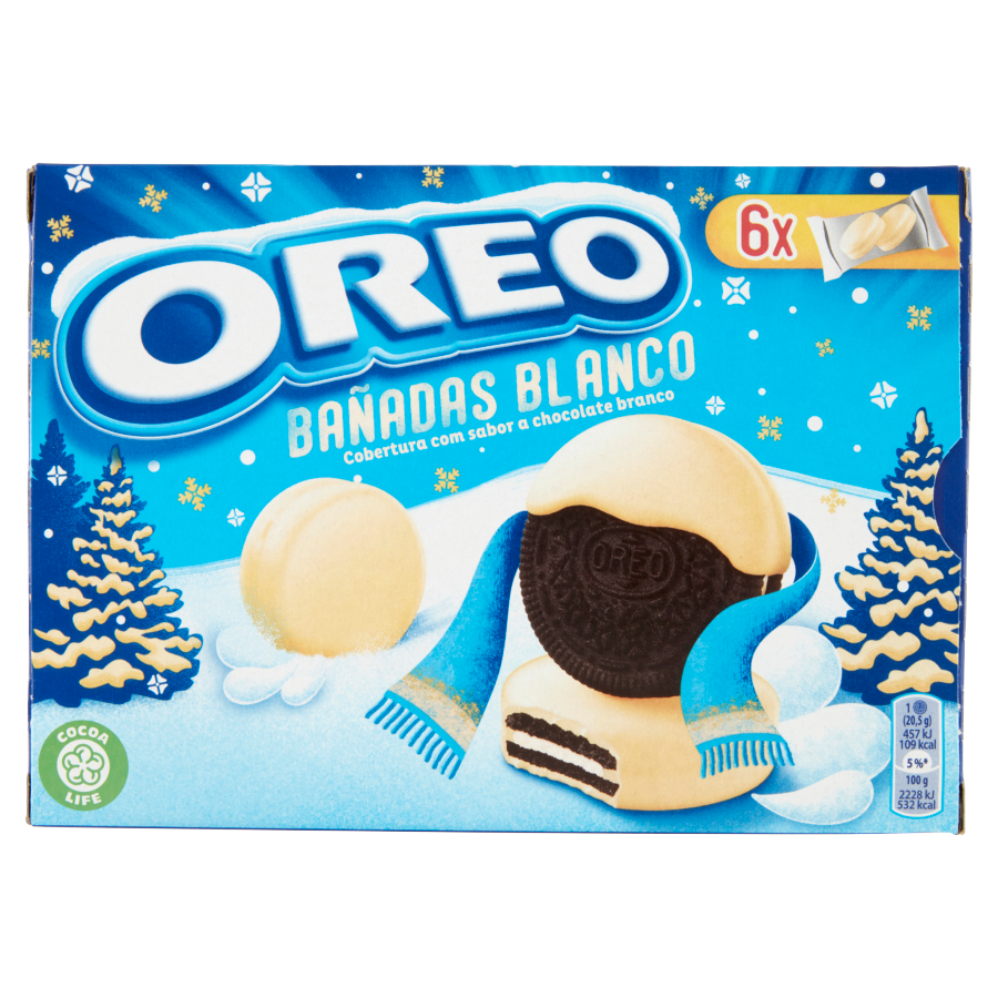 Bisc Oreo Banadas Bianco 246g