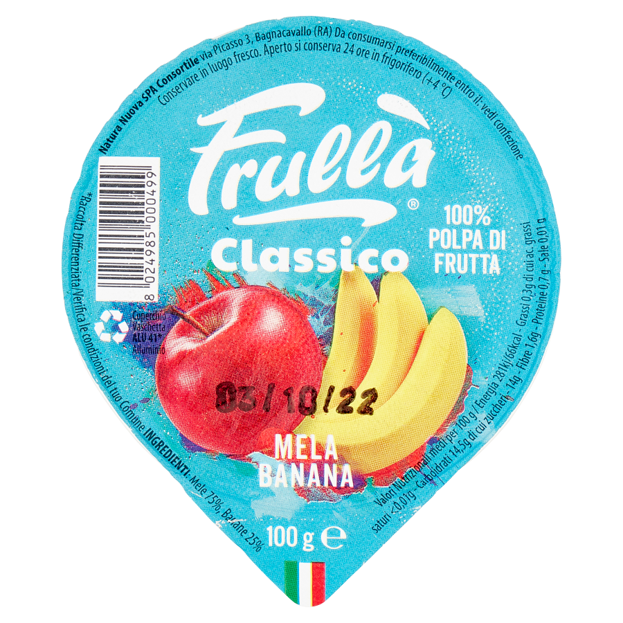 Mousse Nat Nuova Mel/ban 100gr