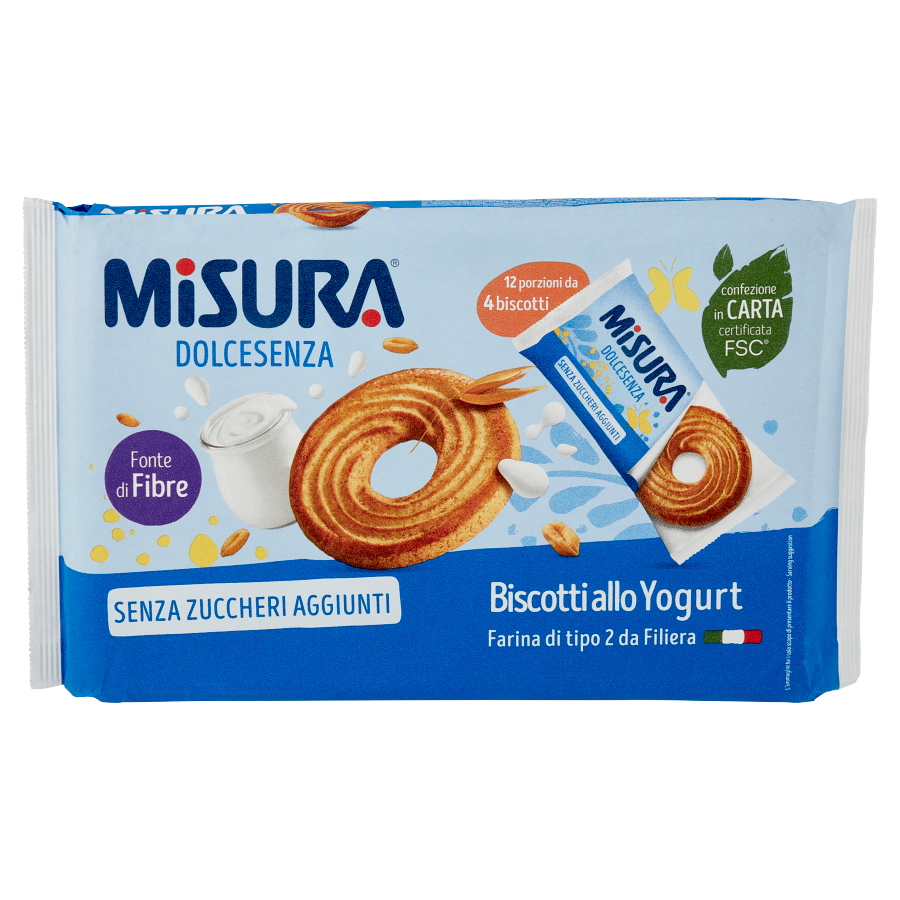 Biscotti Misura Frollino Senza Zuccheri 400Gr