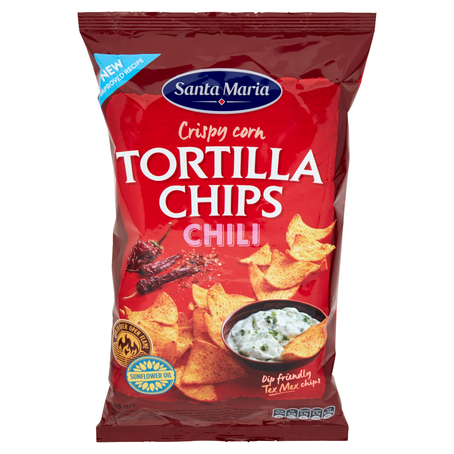 Tortilla Chips Chili Santa Maria 185 Gr